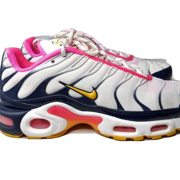 Nike Shoes Womens Nike Air Max Plus Premium White Laser Orange